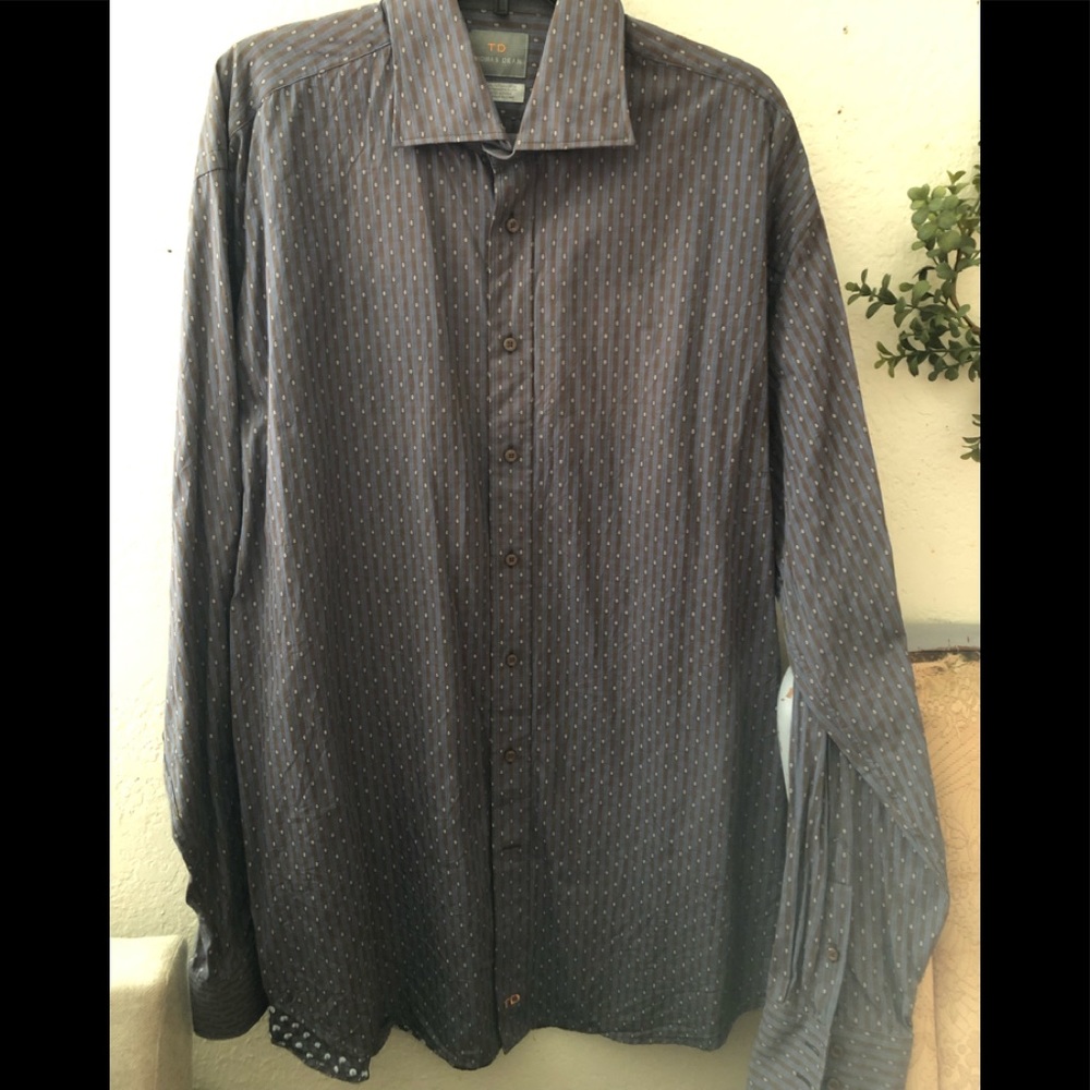 Thomas Dean TD long sleeve XLT dress shirt